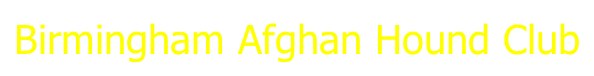 Birmingham Afghan Hound Club